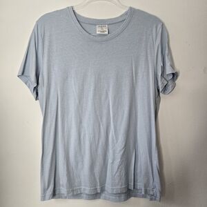 Serra light Blue Womens T Shirt Size L Comfy Soft
